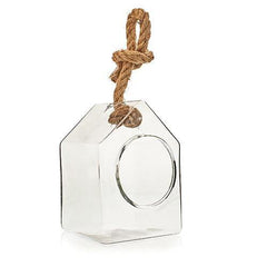 Glass Terrarium Hanging House with Jute Rope - Rainbow Life