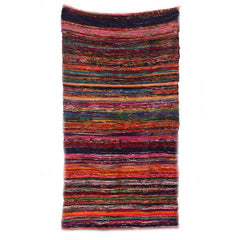 Luxury Indian Rag Rug/Blanket - Red