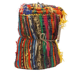 Luxury Indian Rag Rug/Blanket - Yellow