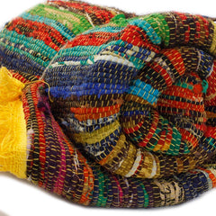 Luxury Indian Rag Rug/Blanket - Yellow