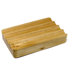 Groovy Hemu Wood Soap Dish