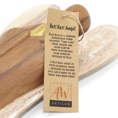Angels Suar Wood 'Hati-Hati'