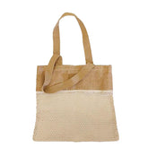 Soft Jute and Cotton Mesh Bags- Natural & Denim