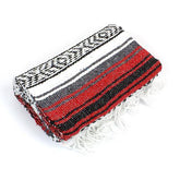 Mexican Falsa Blanket-Red - Rainbow Life