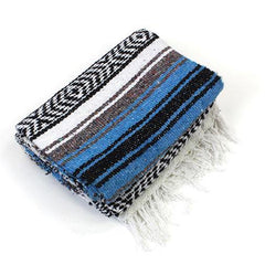 Mexican Falsa Blanket-Sky Blue - Rainbow Life