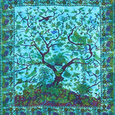 Bedspread/Wall Hanging-Tree of Life - Rainbow Life