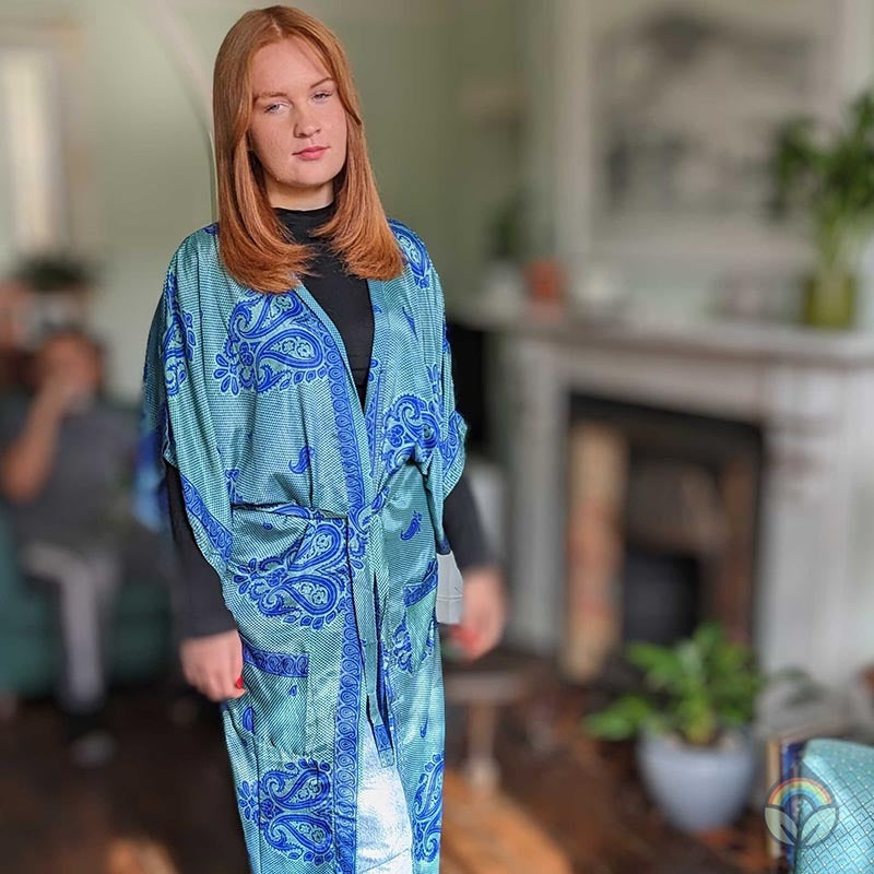 Vintage Silk Kimono - Geisha