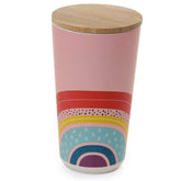 Somewhere Over The Rainbow, Large Bamboo Storage Jar - Rainbow Life