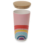 Somewhere Over The Rainbow, Large Bamboo Storage Jar - Rainbow Life