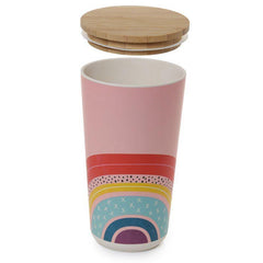 Somewhere Over The Rainbow, Large Bamboo Storage Jar - Rainbow Life