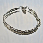 Missy Bracelet, Double Strand - Karen Hill Tribe Silver - Rainbow Life
