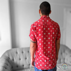 Vintage Silk Shirt - Short Sleeve - Bangalore