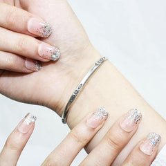 Karen Hill Tribe Silver Bangle - Beverley