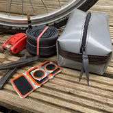 Upcycled Lorry Curtain Cube Bag