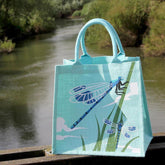 Jute Eco Shopper -Dragonflies