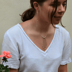 Echo Necklace-Karen Hill Tribe Silver - Rainbow Life