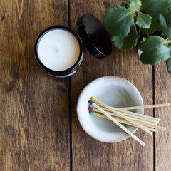 Coconut and Soy Wax Candle - Citrus and Basil