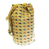 Jute Duffle Bag - Hare Print