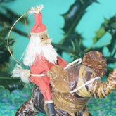 Santa Riding Elephant