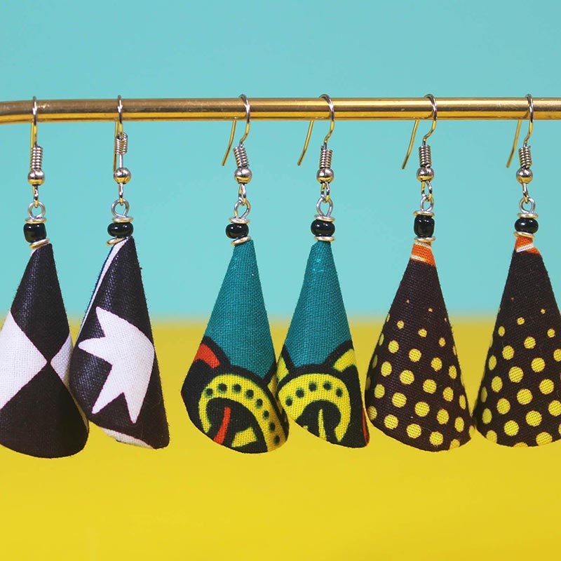 Upcycled Bottle Top Earrings, Multi-Pack, Style 1