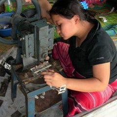 Handcrafted Karen Hill Tribe Silver Bead 10 Strand Necklace-Long - Rainbow Life