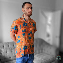 Vintage Silk Shirt - Short Sleeve - Kovalam