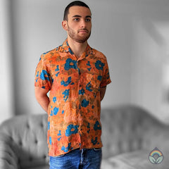 Vintage Silk Shirt - Short Sleeve - Kovalam