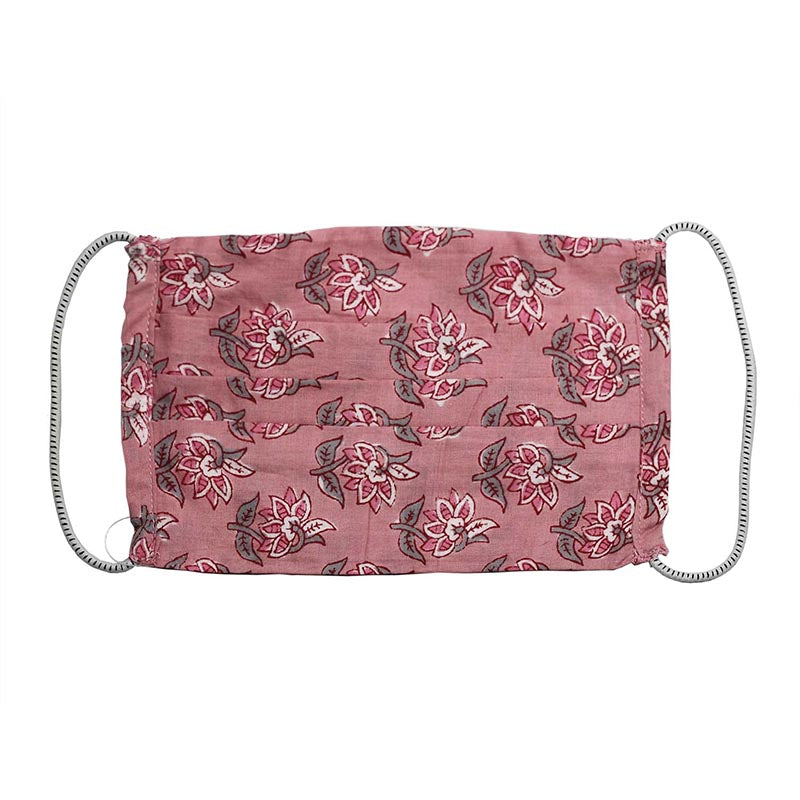 Hand Block Print Cotton 2 Layer Elastic