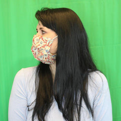 Hand Block Print Cotton 2 Layer Elastic