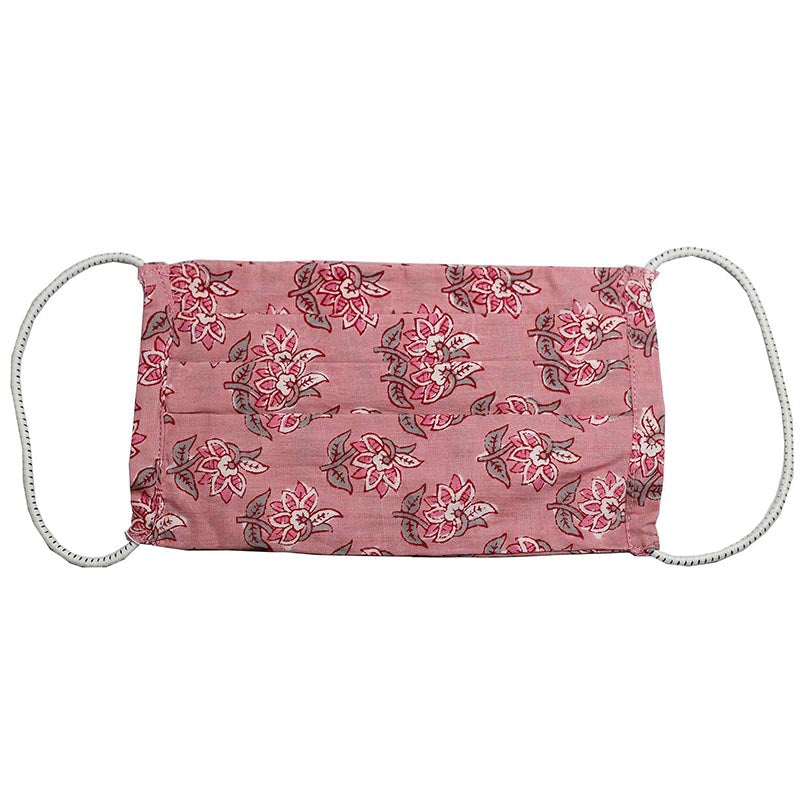 Hand Block Print Cotton 3 Layer Elastic