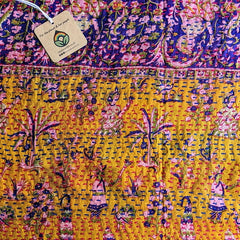 Vintage Silk Sari Patchwork  Scarf