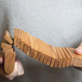 Wooden Kokiriko Rattle - Rainbow Life