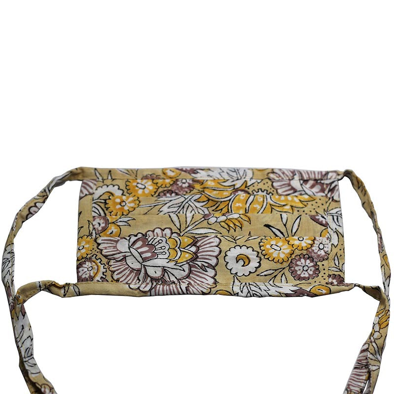 Hand Block Print Cotton 3 Layer Ties