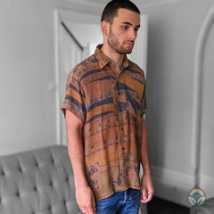 Vintage Silk Shirt - Short Sleeve - Madurai