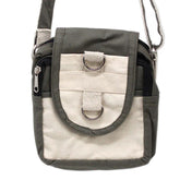 Natural Cotton Travel Bag - Charcoal