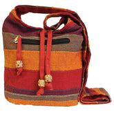 Nepal Shoulder Bag - Sunset Reds - Rainbow Life