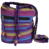 Nepal Shoulder Bag - Wild Flowers - Rainbow Life