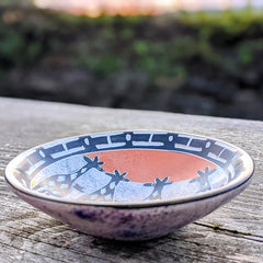 Kenyan Giraffes Soapstone Bowl