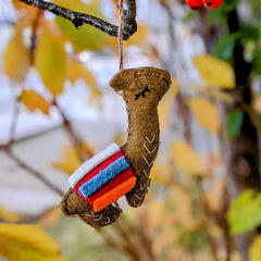 Lisa Llama-Handmade Felt Hanging Decoration