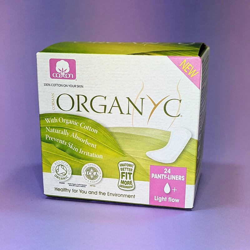 Pantyliners-Light Flow, 100% Organic Cotton
