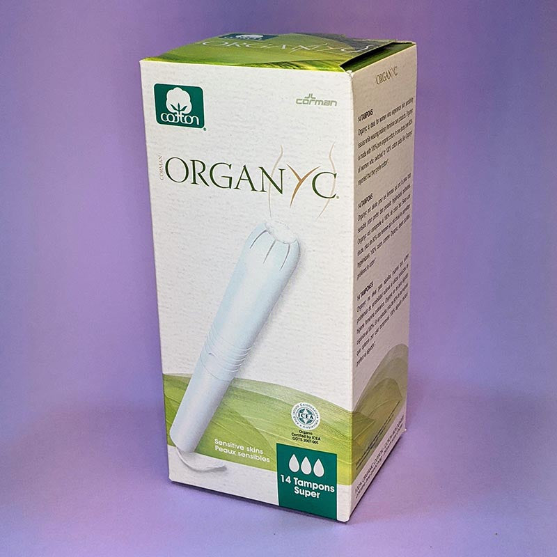 Organyc Tampons Super 100% Cotton with Applicator