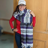 Mexican Falsa Blanket-Purple