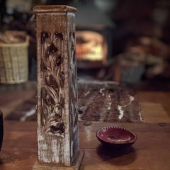 Mango Wood Incense Tower