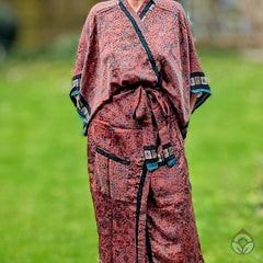 Vintage Silk Kimono - Tropics