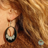 Large Mexican Abalone Earrings