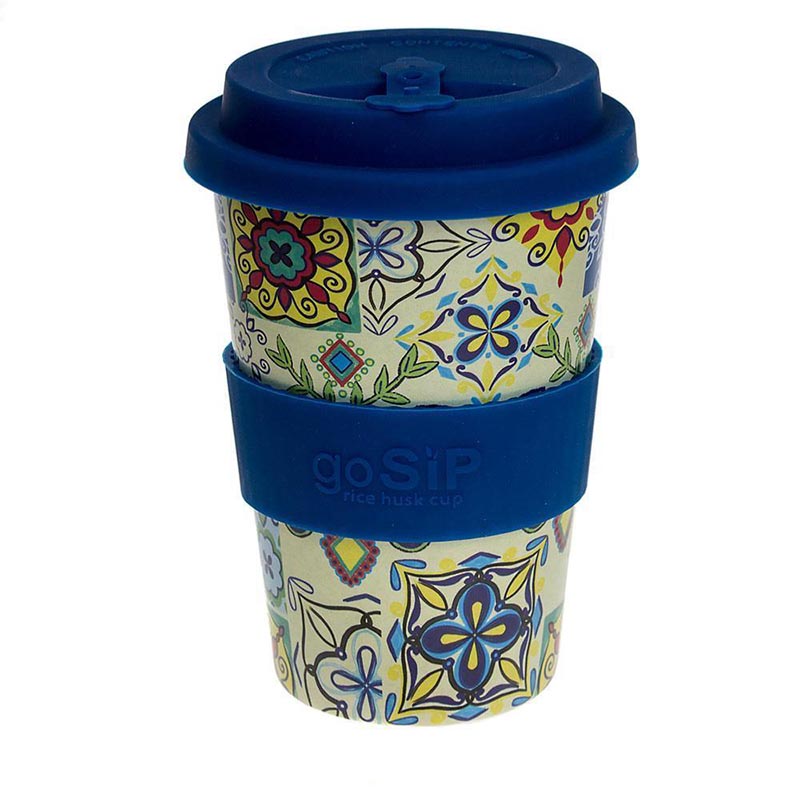 Biodegradable Rice Husk Reusable Travel Cup - Cadiz