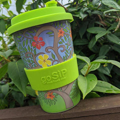 Biodegradable Rice Husk Reusable Travel Cup-Tree of Life
