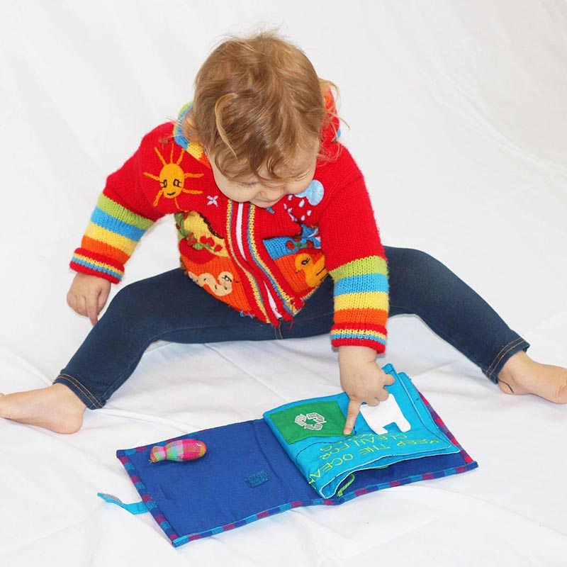 Cloth Save Our Planet Play Books -Turtles