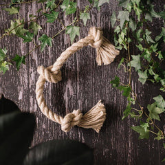 Handmade Hemp Dog Toy - Knot Three Times