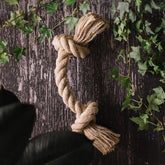 Handmade Hemp Dog Toy - Knot Twice